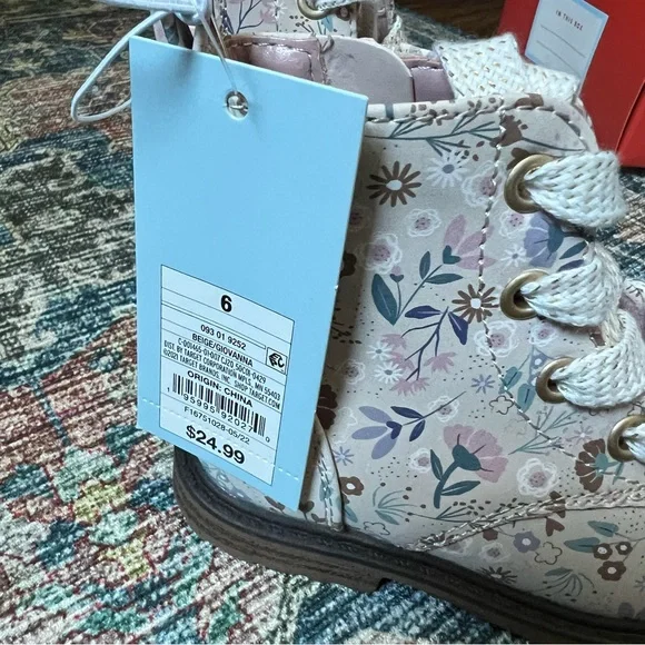 Toddler floral boots - Picture 4 of 5